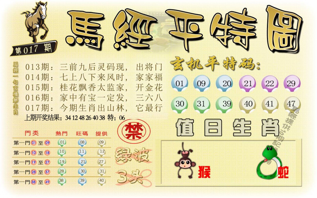017期马经平特图[图]