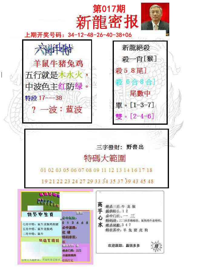 017期新龙密报[图]
