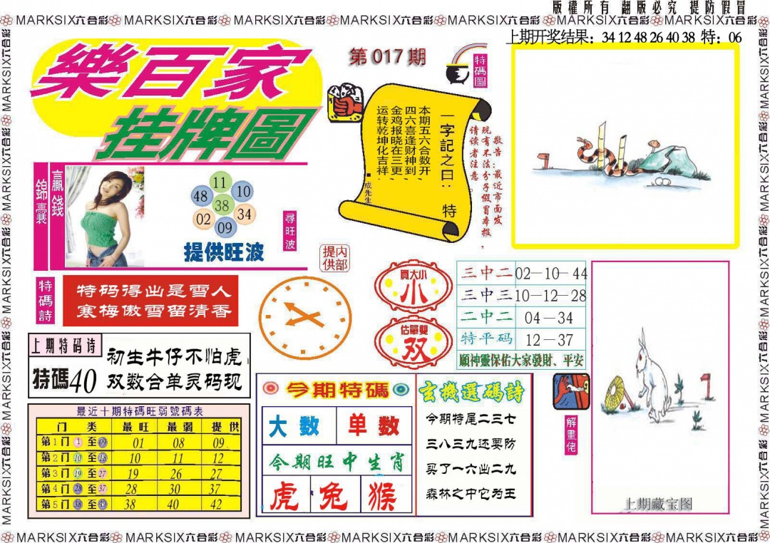 017期乐百家挂牌图[图]