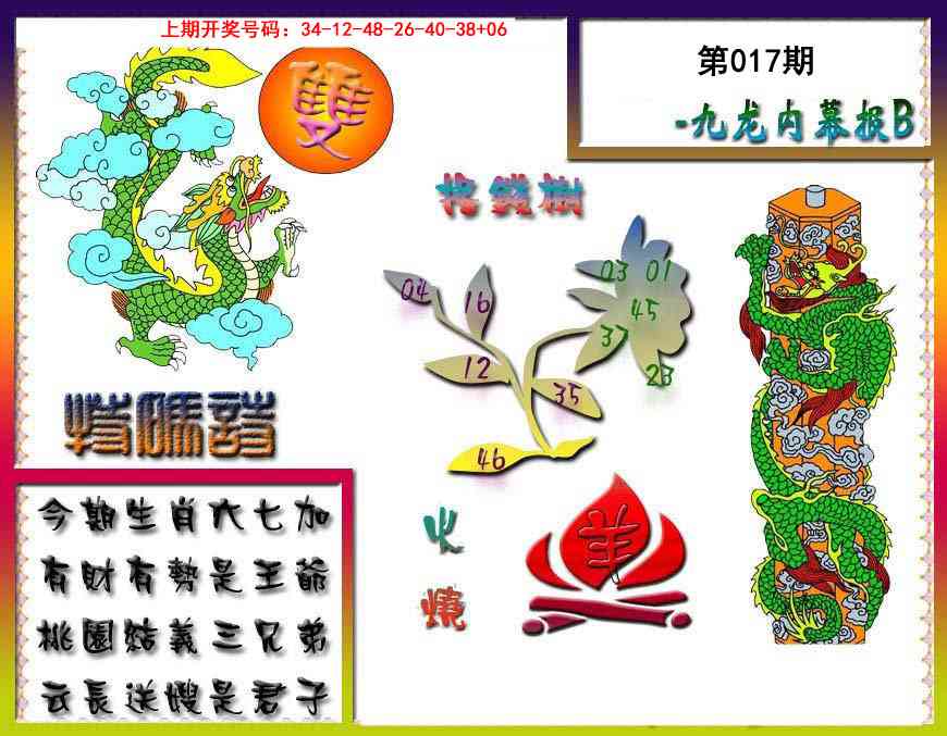 017期九龙内幕特肖图a[图]