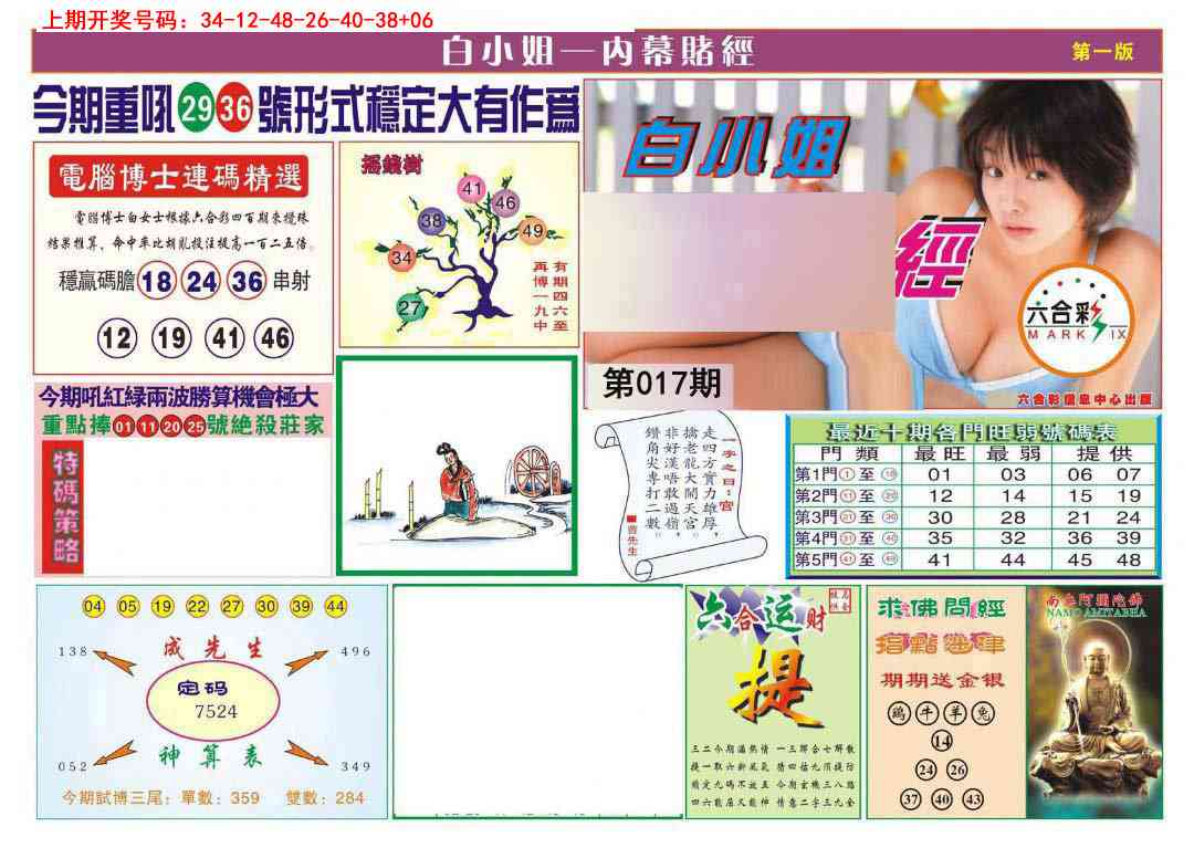 017期内幕赌经[图]