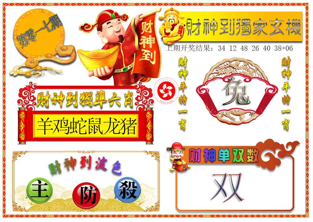 017期财神六肖[图]