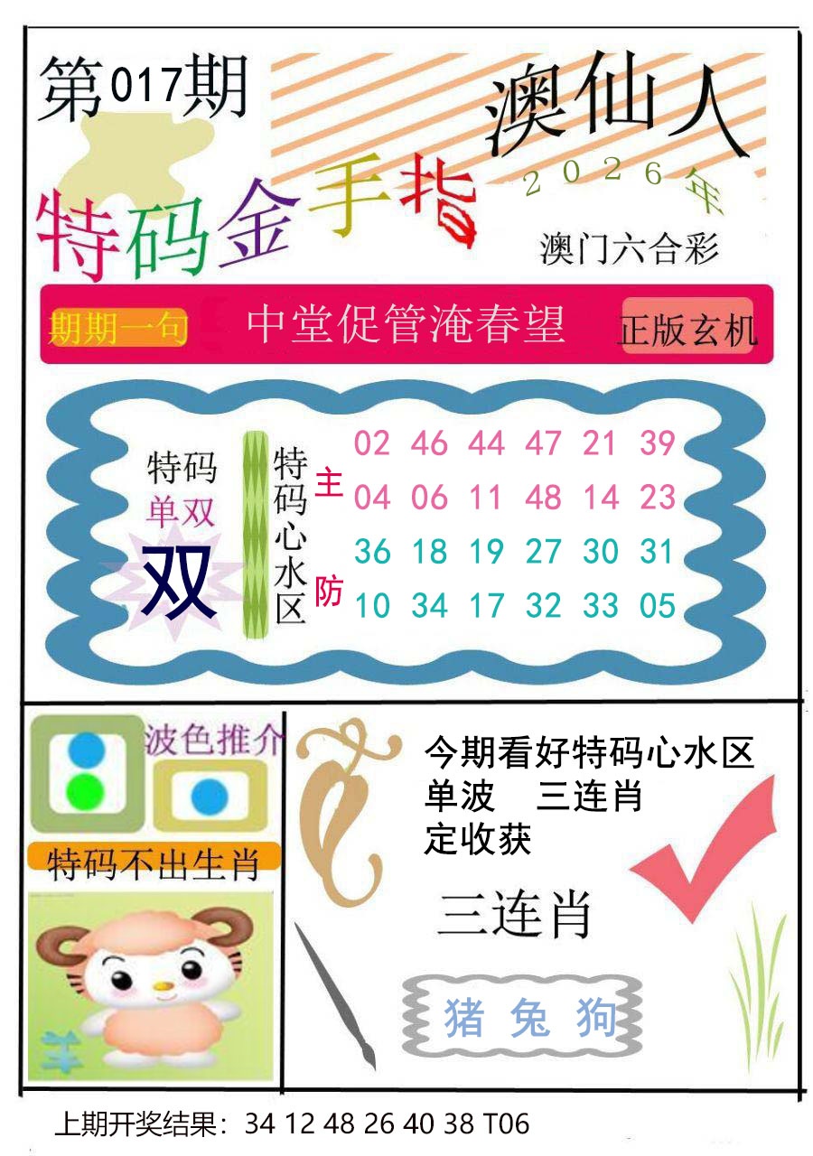 017期特码金手指[图]