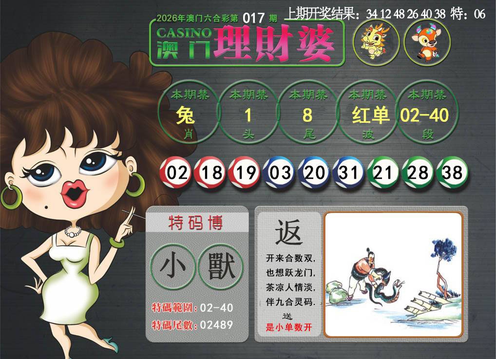 017期澳门理财婆[图]