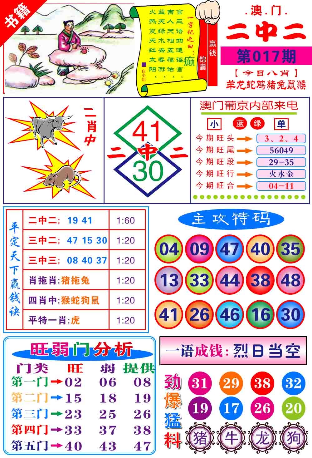 017期澳门平天下[图]