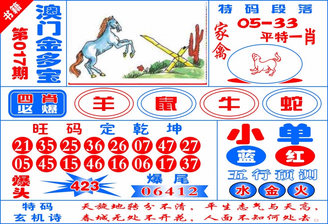 017期澳门金元宝[图]
