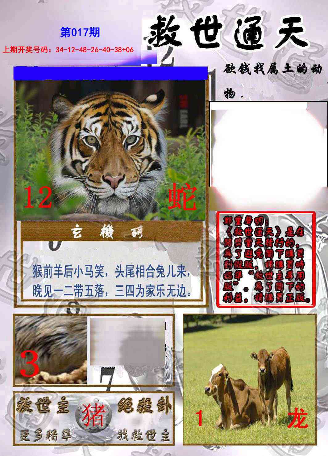 017期救世通天报[图]