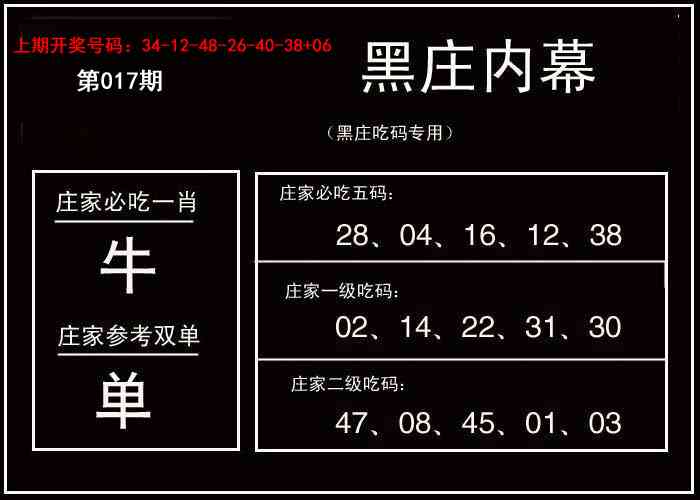 017期黑庄内幕[图]