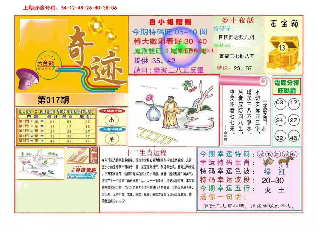 017期九龍奇迹A(推荐)[图]