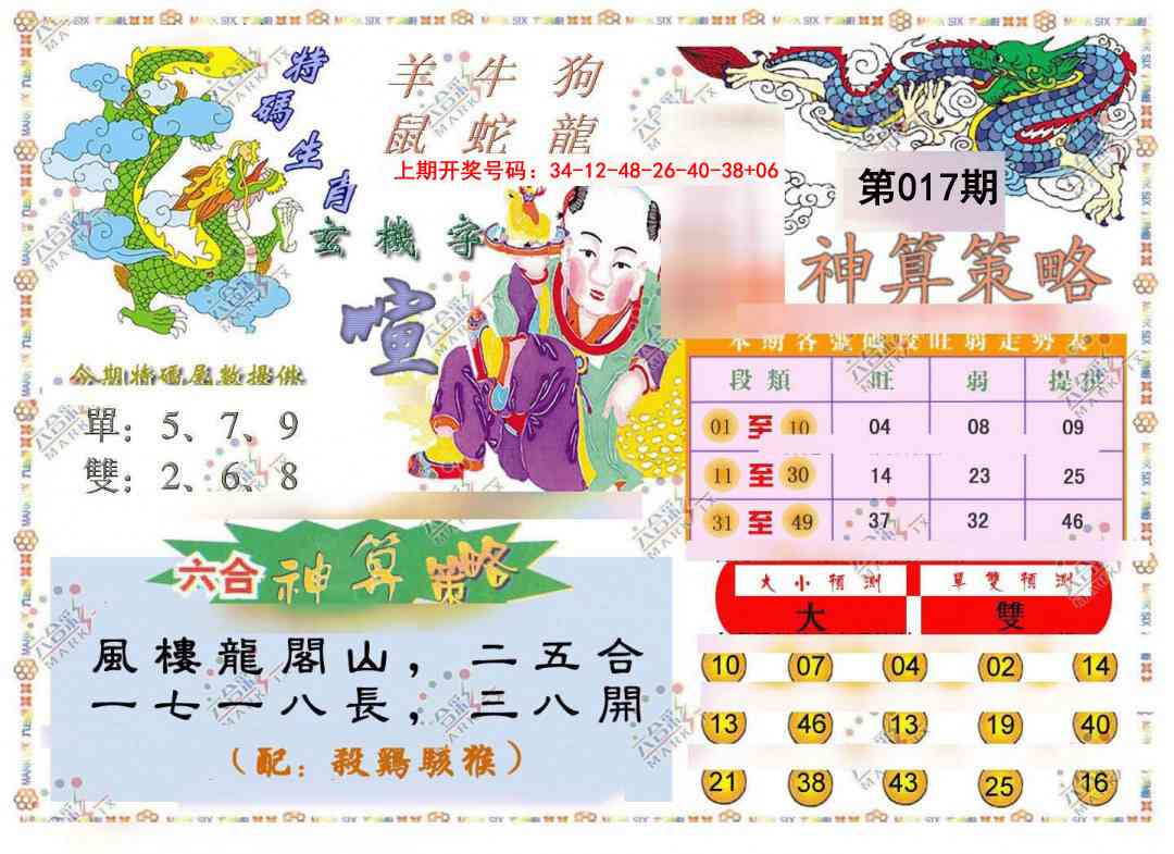 017期神算策略[图]