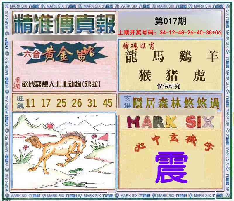 017期精准<傳真報>[图]