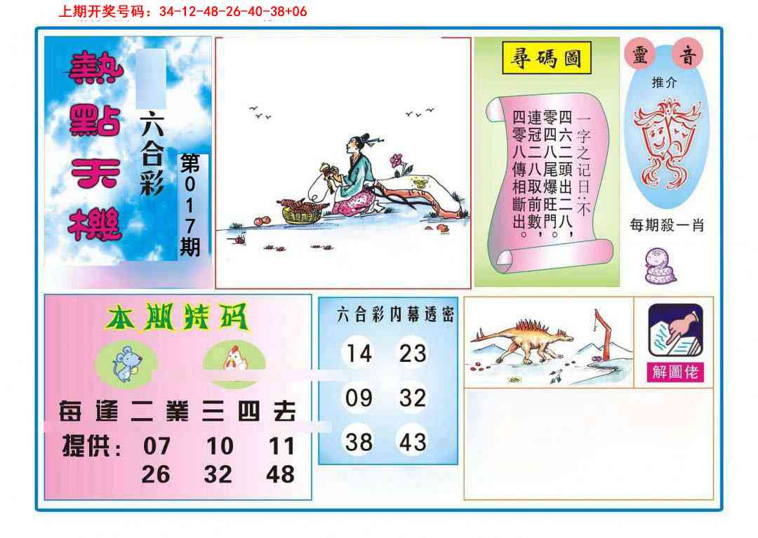 017期热点天机[图]