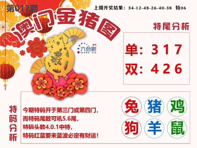 017期澳门金猪图[图]