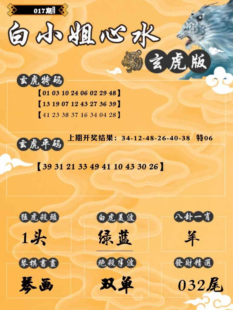 017期白小姐玄虎[图]